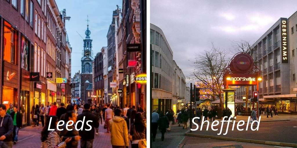 Leeds and Sheffield, paving the way for cities in the North of England?